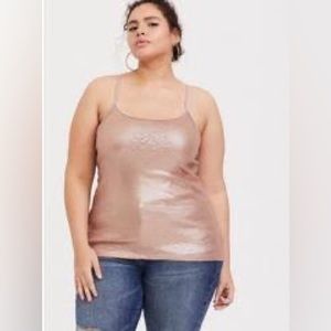 Torrid Sequin foxy cami